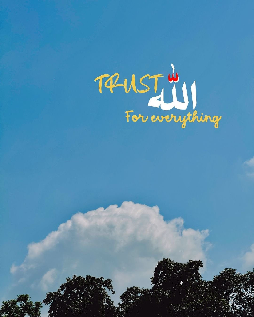 Trust Allah For Everything_